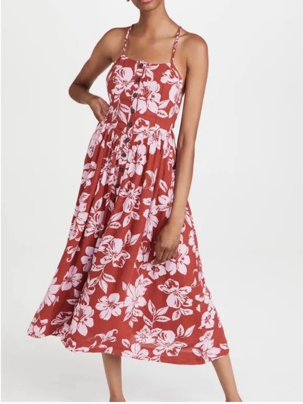 Free People The Perfect Sundress in Watermelon